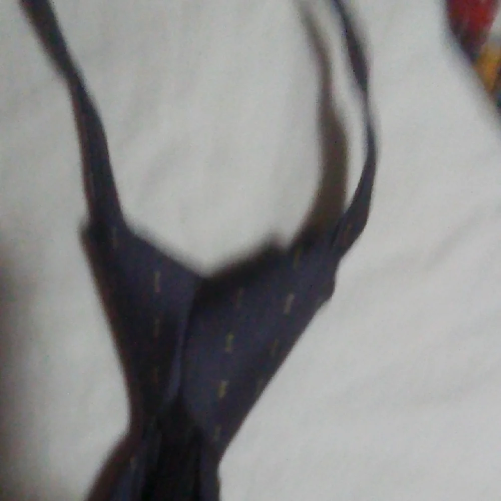 Navy Blue Polka Dot Necktie